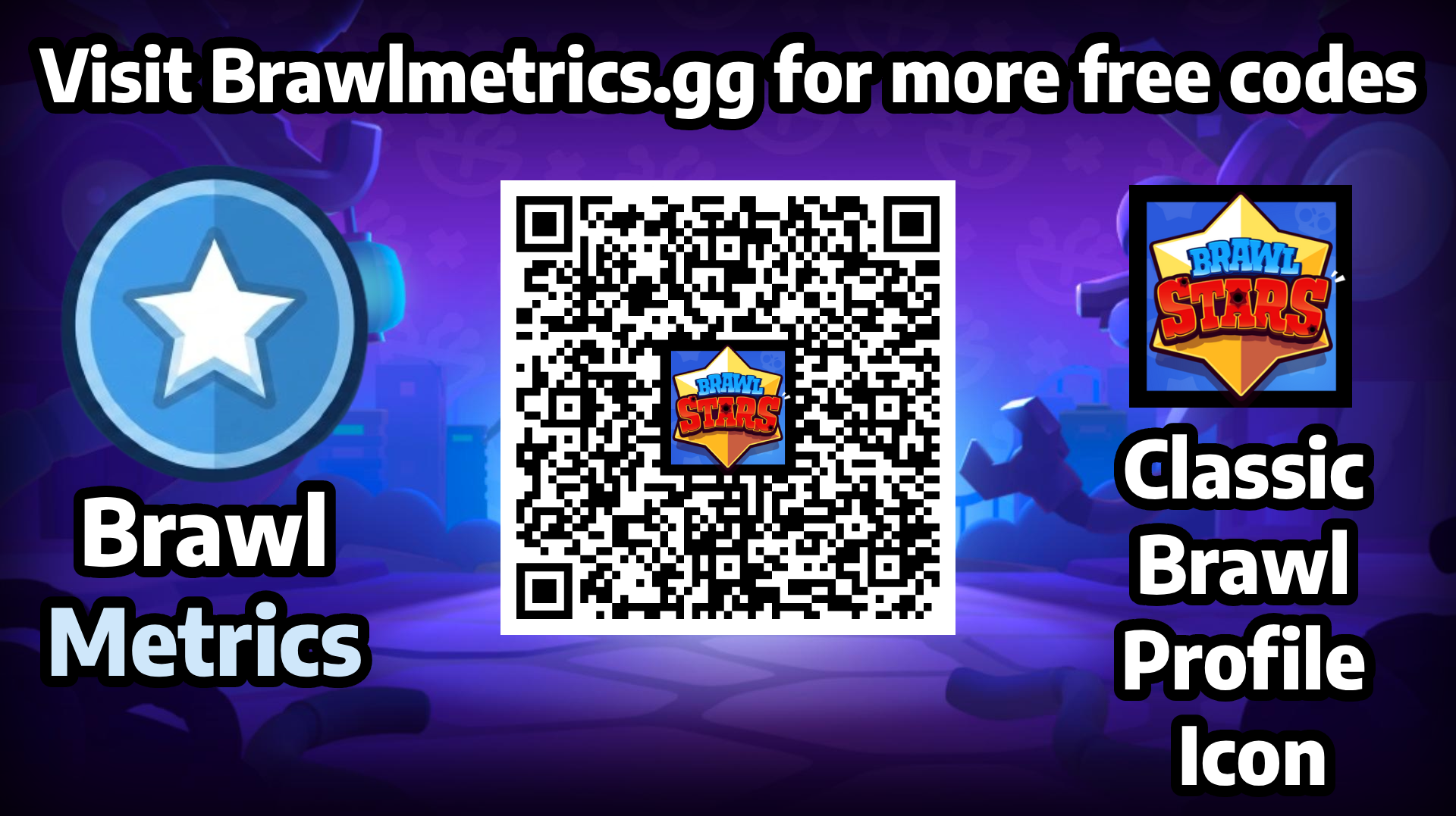 Classic Brawl Profile Icon free reward QR code
